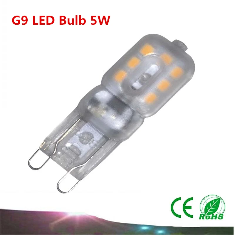 1 шт. G9 светодио дный лампы 5 Вт SMD2835 AC220V мини кукурузы люстра свет заменить