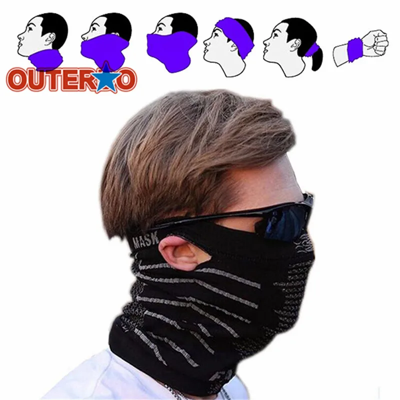 

OUTERDO Multifunction Magic Scarf Face Protection Bicycle Mask Warm Cycling Face Mask Windproof MTB Mountain Bike Scarf Mask
