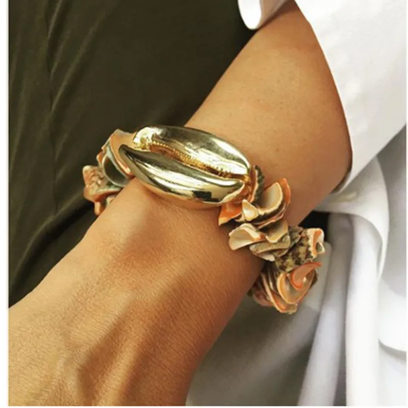 Bileklik pulseras mujer hombre puka COWRIE shell bransoletki dla kobiet prezent bijoux biżuteria czeski boho bransoletki bransoletki femme -