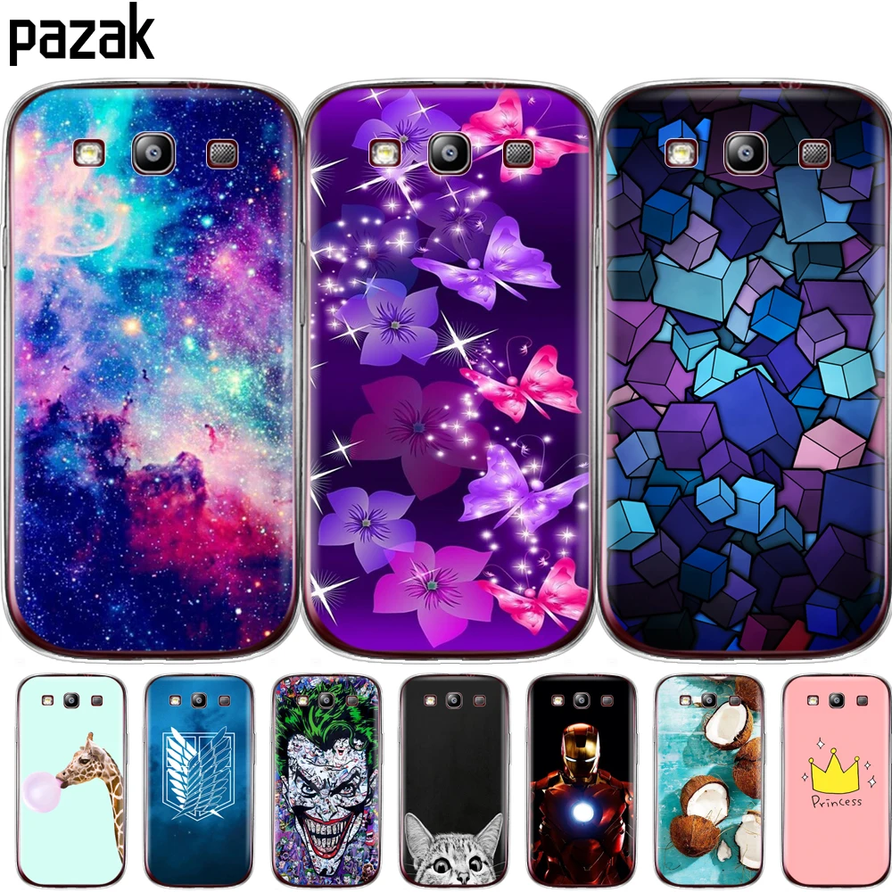 

Silicone Case For Samsung Galaxy S3 Case Cover i9300 soft tpu back phone cover for Samsung S3 Case bumper printing protect coque