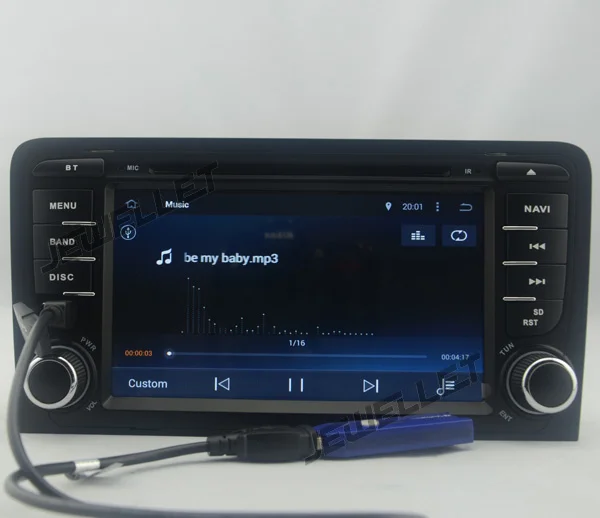 Cheap Octa core IPS screen  Android 9.0 Car DVD GPS radio Navigation for Audi A3 S3 2003-2013 with 4G/Wifi DVR OBD mirror link 1080P 3