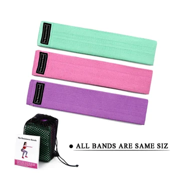 

3pcs Hip Circle Loop Resistance Band Workout Exercise for Butt Legs Thigh