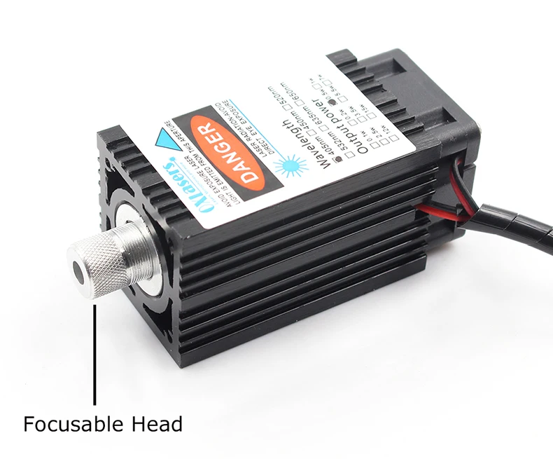 Oxлазеры 405nm 500 мВт синий фиолетовый лазерный модуль для 3D-принтеры 12V фокус DIY УФ лазерная головка для лазерной гравировки и резки с ttl ШИМ