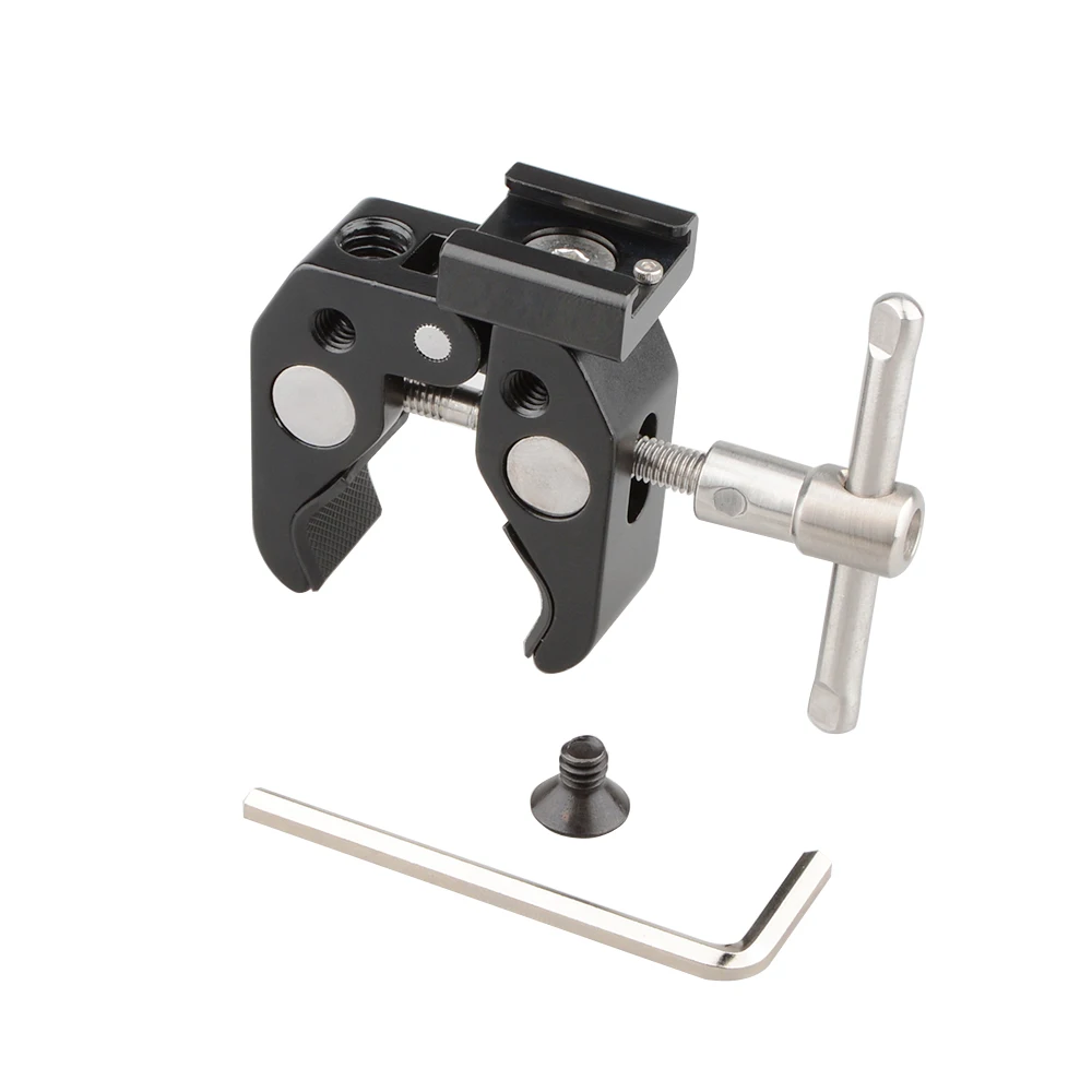 CAMVATE Super Clamp With Thread Hole Hot Shoe Mount _2