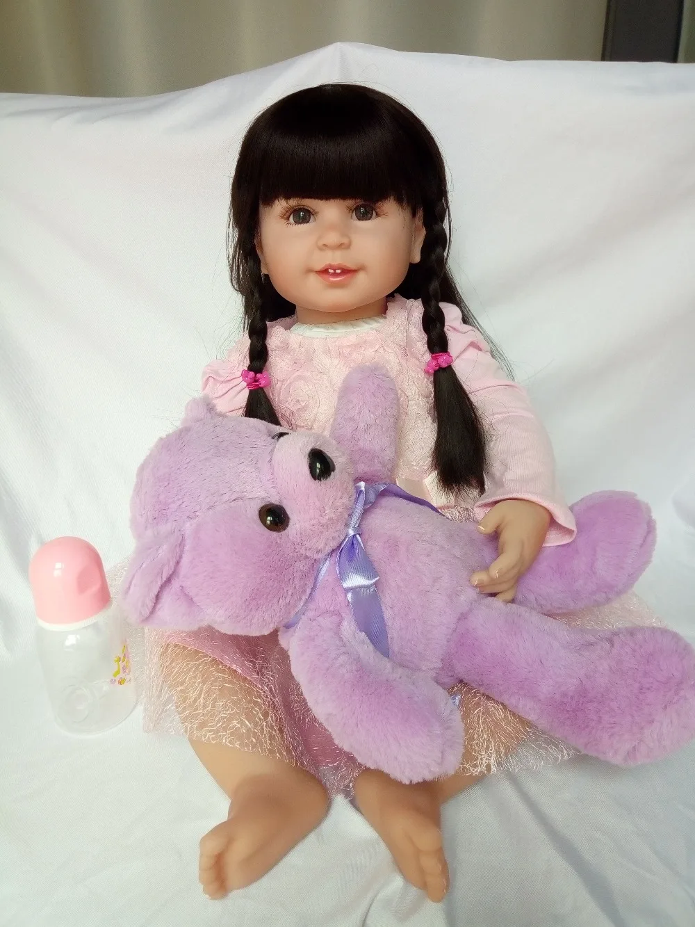 Кукольный домик силиконовая кукла реборн игрушки Реалистичные новорожденные дети детский день рождения подарок девочки brinquedos NPK коллекция кукол
