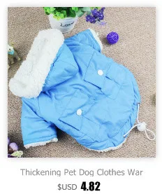 Warm Dog Clothes Small Dog Jumpsuits Soft Dog Pajamas Puppy Coat Outfits Winter Pet Clothes Chihuahua Yorkshire 9d30