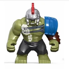 Single Sale diy Big Hulk Action Dolls Marveled Super heroes Newest Thor figures Legoingly Building Blocks Toys For Children gift