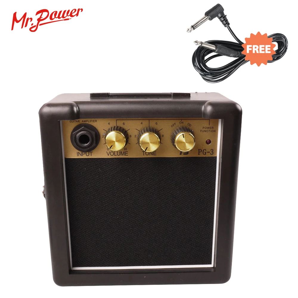 Miniamplificador de Guitarra portátil, altavoz Amplificador de 3W, a la venta|Partes y accesorios guitarras| - AliExpress