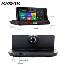7 Inch Car DVR Camera Recorder 3G Android 5.0 Dashboard Car DVR GPS Navigation Video Dashcam Camera