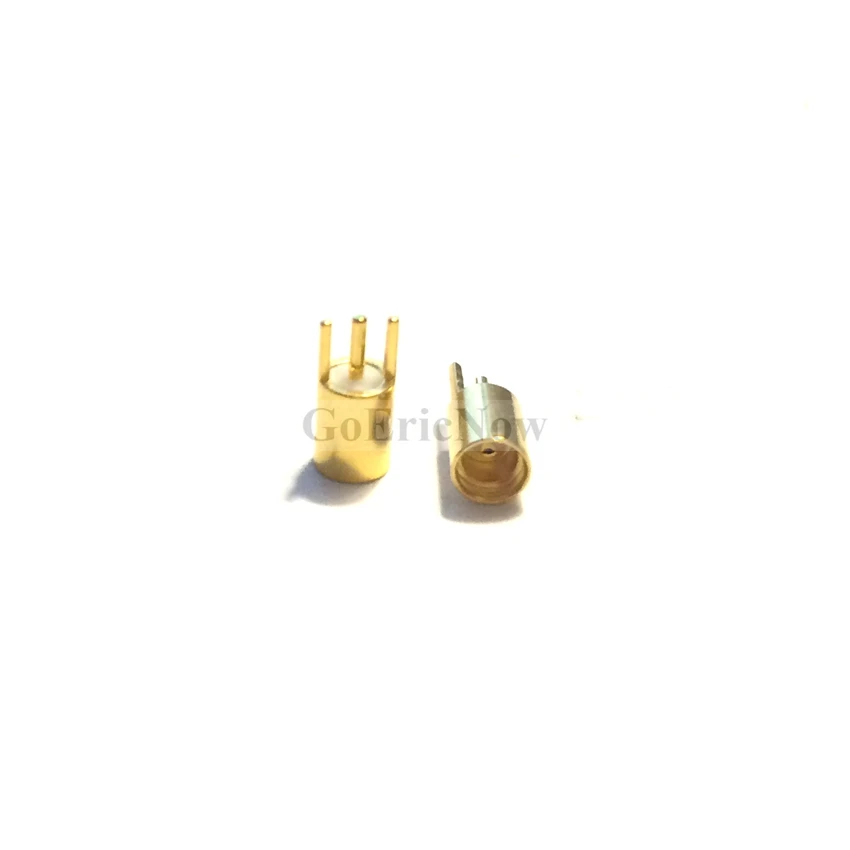 

5 pcs Goldplated Cylinder MMCX Female Jack RF Coax Connector PCB mount Straight Adapter