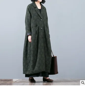 

Very good quality new products listed winter 2018 new products to market, the original design loose women big yards wool coat