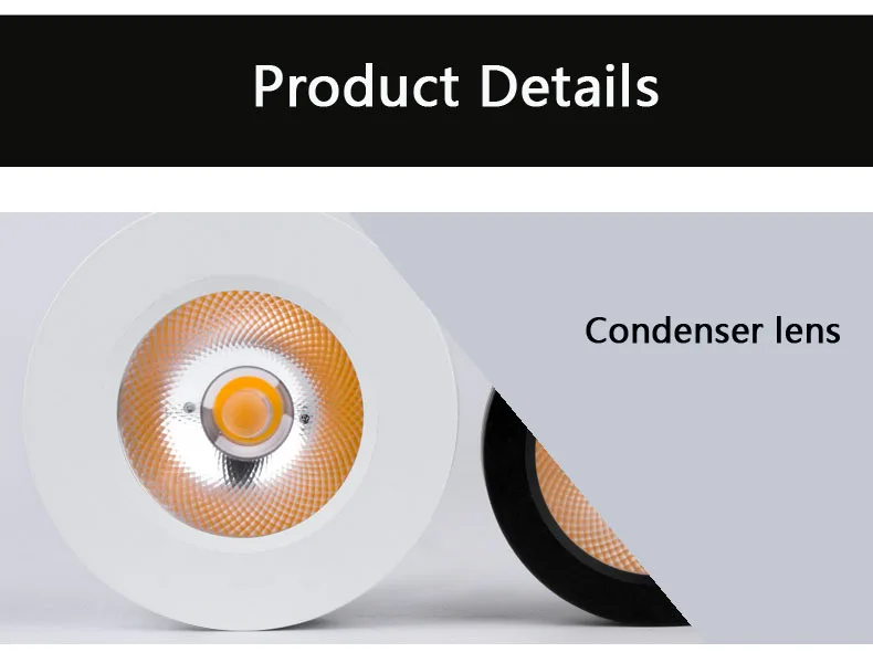 LED Downlight Dimmable 3W 5W 7W 10W 15w Ultra Thin Surface Mounted Driverless cob led Lamp Spot Light AC220V 230V