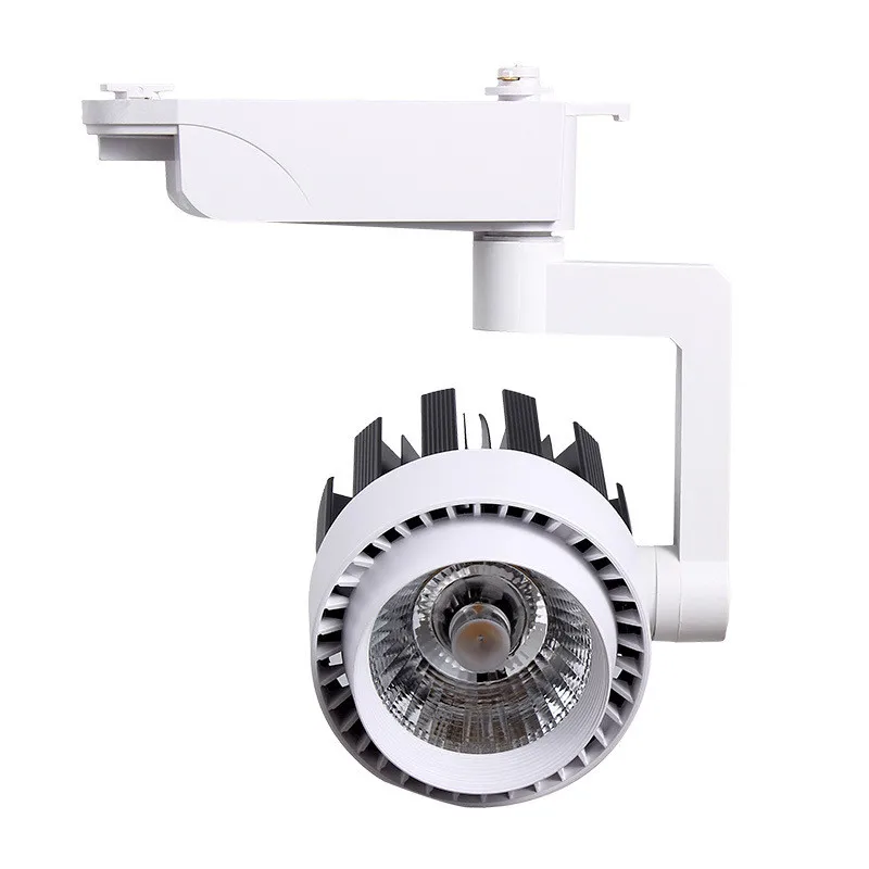 4 قطعة/الوحدة 20 W 30 W الألومنيوم LED أضواء المسارات COB السكك الحديدية المسار الأضواء مصباح AC220V للملابس الحصري متجر إضاءة داخلية