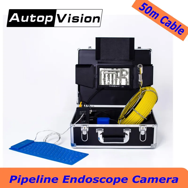 DHLFree WP71 50M Sewer Drain Pipe Inspection Camera System 7'LCD Video Snake Pipeline Endoscope Borescope underwater mini Camera DHLFree WP71 50M Sewer Drain Pipe Inspection Camera System 7'LCD Video Snake Pipeline Endoscope Borescope underwater mini Camera