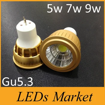 

E27 GU10 MR16 LED COB Spotlight Dimmable 5w 7w 9w Spot Light Bulb high power lamp AC DC 12V or 85-265V