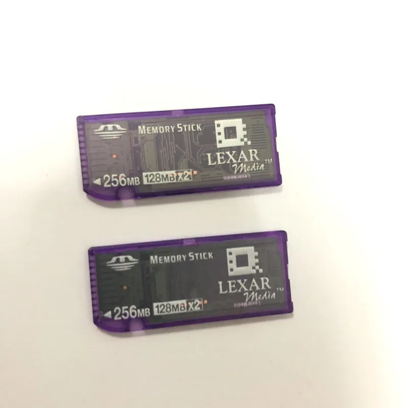 

Original!!! Lexar 256mb Memory Stick PRO MS Pro 256MB 128MB X 2 Flash Memory Card -MS256-281 With Light Select-Switch