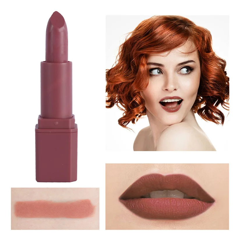Brand Smooth Moisturizing Lipstick Makeup Kit Purple Wine Red Matte Long Lasting Waterproof Nude Lips Stick Gloss Cosmetics Set |