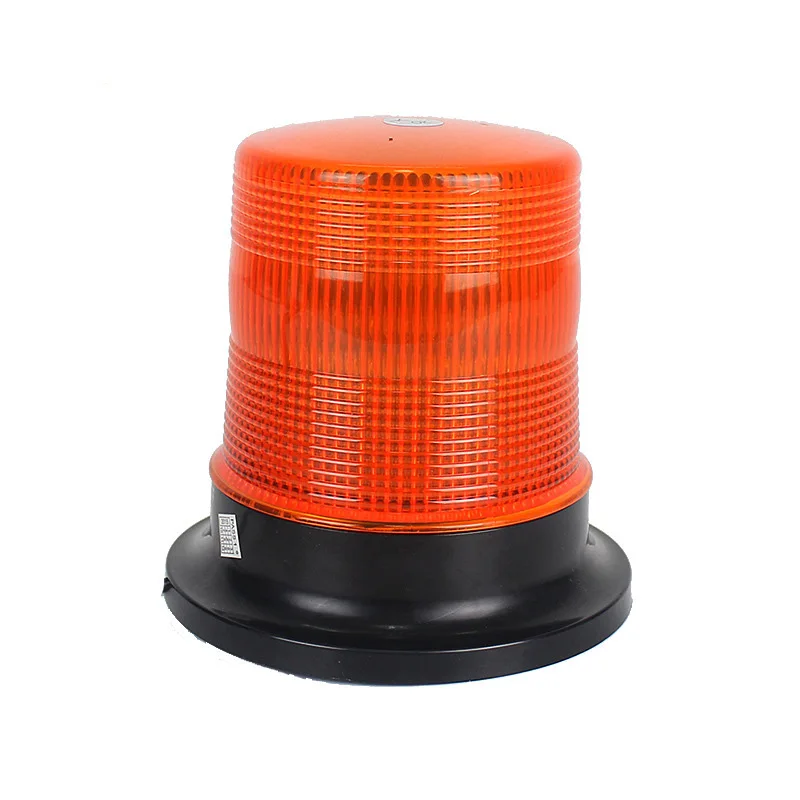 

72LED Round Rotated Strobe Beacon with Magnetic Base Flash Warning Lamp for 12V Truck Bus Engineering Vehicles