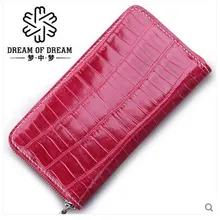 2018 mengzhongmeng women crocodile leather women purse women handbag women clutch bag long purse crocodile hand-holding bag elegant women s clutch bag with patent leather and crocodile print design