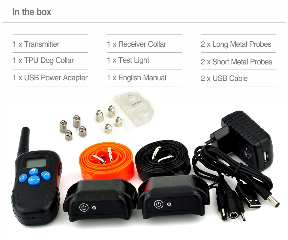 8th Dog Electric Collar PET998DBB