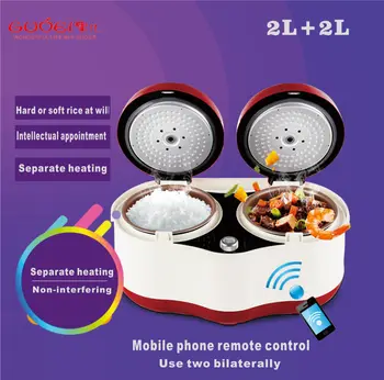

Smart Electric Rice Cooker 4L alloy IH Heating pressure cooker home appliances for kitchen Smartphone APP WiFi Control