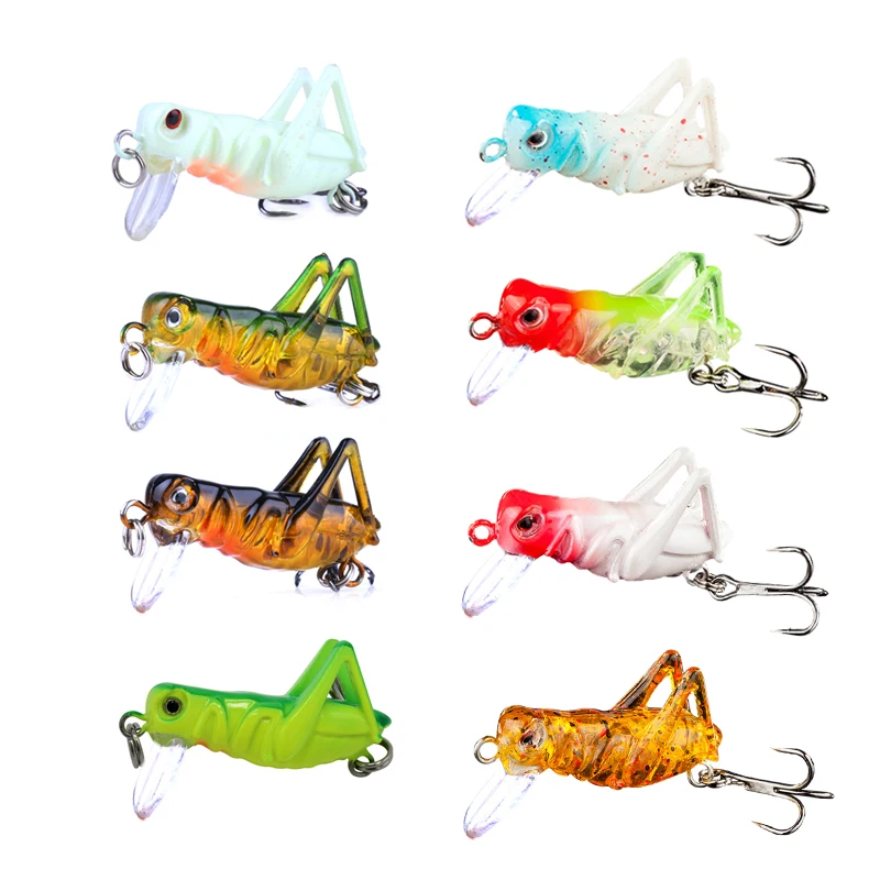 

Gorgons 35mm 3g Cicada Locust Bait Artificial Insect Bait Bugs Grasshopper Luminous Fishing Lure for Freshwater Bass Fishing