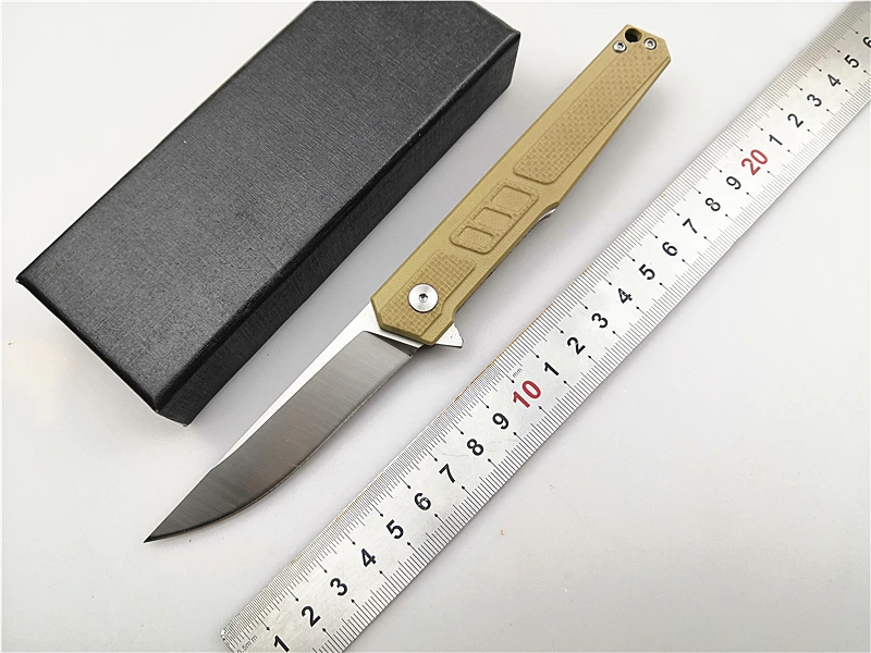 

Newest KESIWO B20 Folding Knife G10+Steel Handle 9CR18MOV Blade Outdoor Camping Hunting Knife Utility Survival EDC Garden Knives