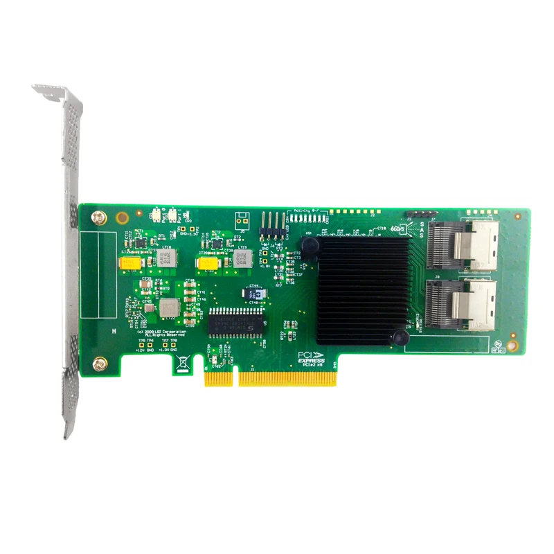 

LSI OEM SATA/SAS LSI 9211-8i LSI00194 8port 6Gb/s PCI-Express 2.0 RAID Controller Card, SAS HBA, SAS Cable not included