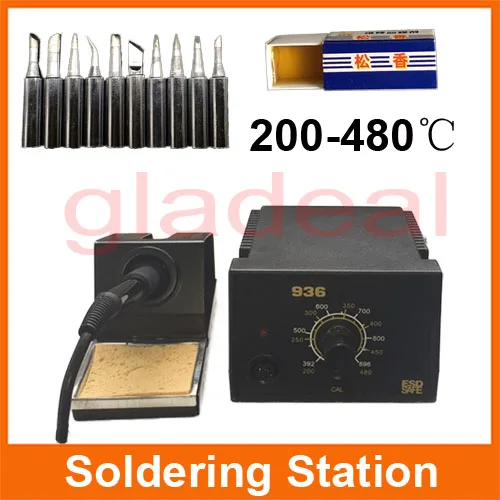 

New Professional Adjustable 60W 220V Electric Soldering Iron Station Welding BGA Tool For PCB Repair Rework with Tip