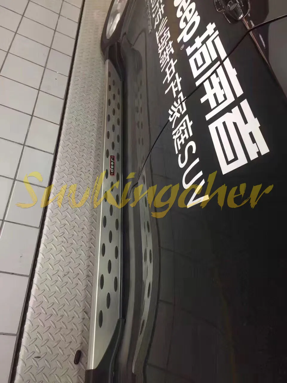 Алюминиевая Беговая доска для JEEP Compass 17 2017 2018 18 2019 19 боковая ступенчатая nerf bar