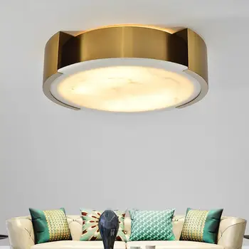 

Postmodern minimalist lamp bedroom living room warm round luxury lighting personality atmosphere high-end led ceiling lamp