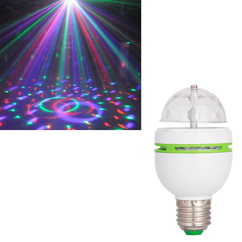

3W Rotate Small Lamp LED Stage Strobe Light Operated DJ Disco Party Club Stroboscope Colorful Stage Light Effects YX