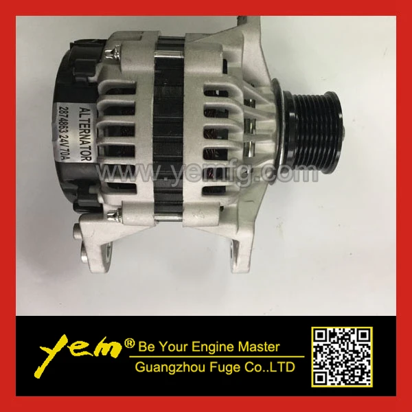 Генератор 24v 80a