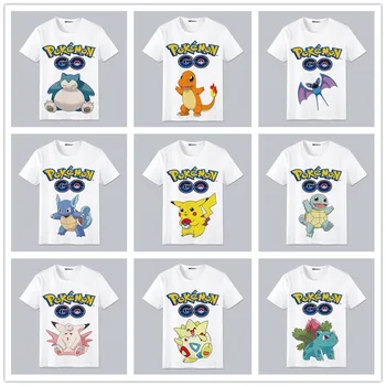 

Anime Harajuku T-Shirt pokemon Clothing Unisex Adults Child Casual fashion T Shirt Short Sleeve Tops tshirt Cosplay.