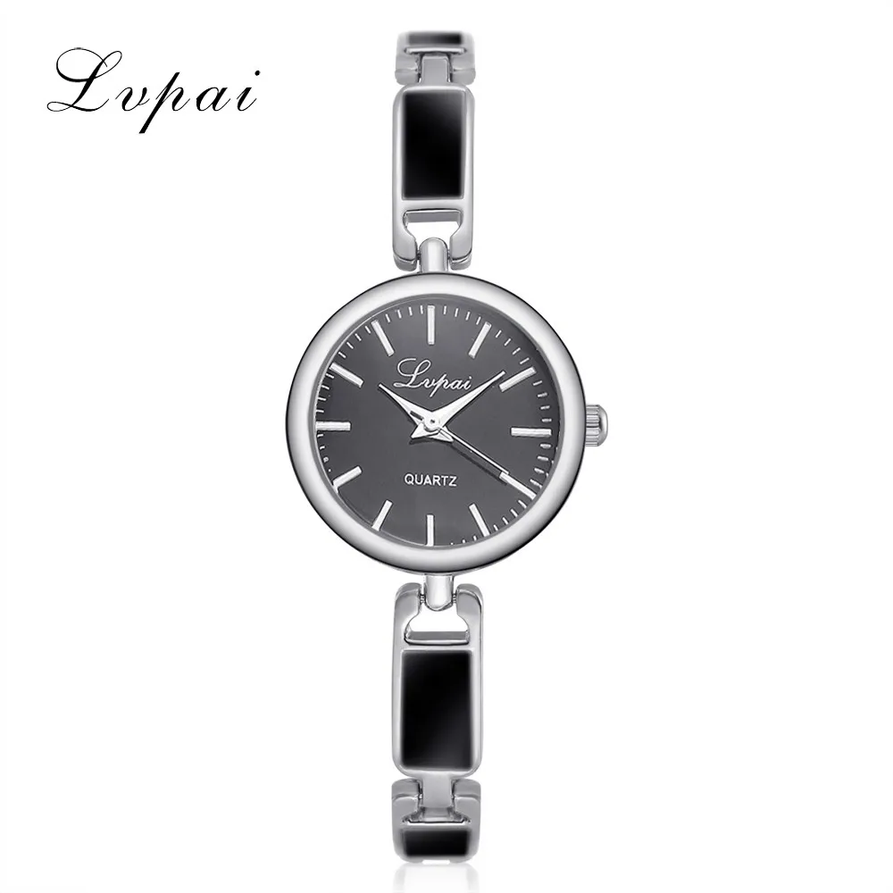 LVPAI платье браслет часы женские модные часы хронограф из нержавеющей стали Кварцевые часы для Famale Montre# BL5