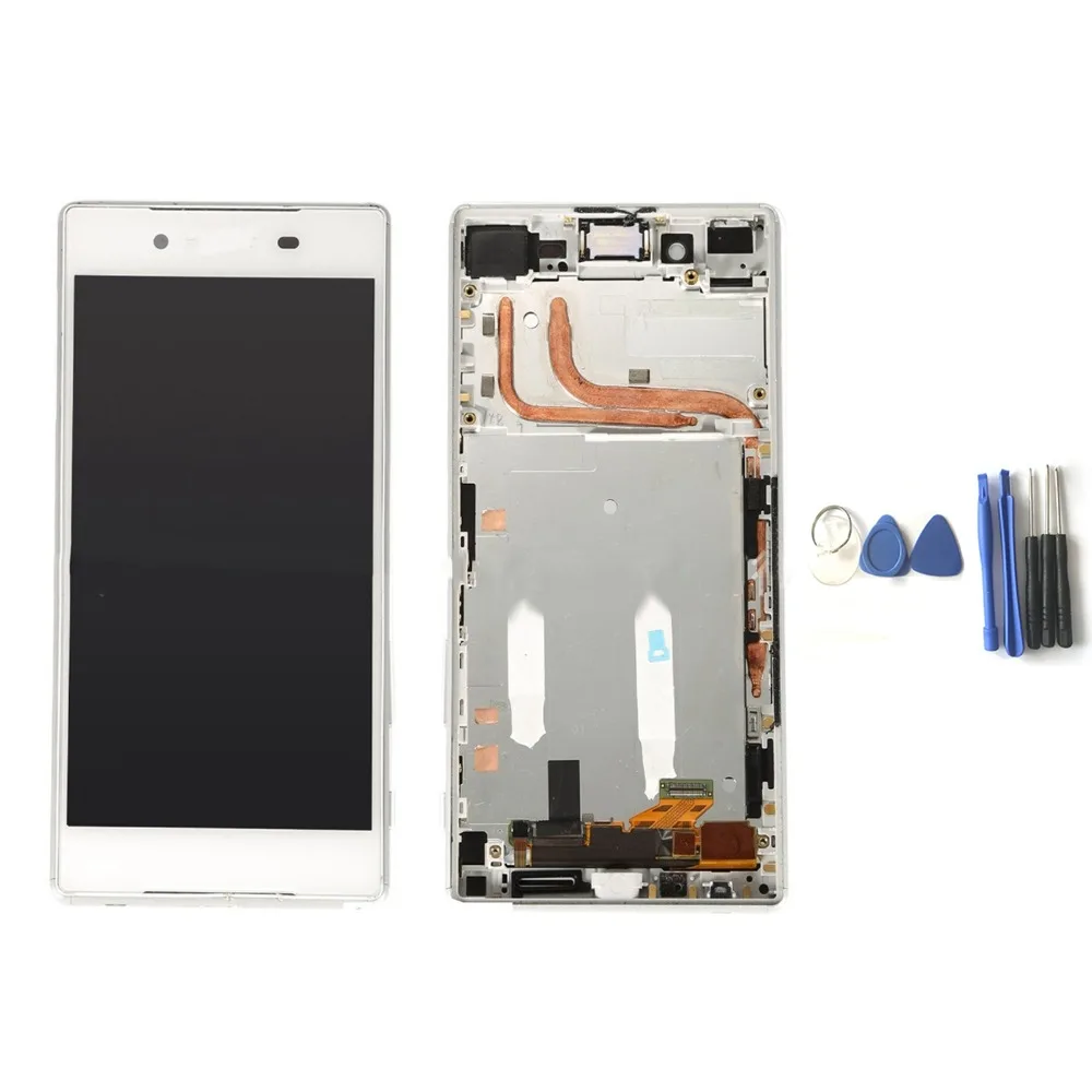Замена сенсорного ЖК экрана в сборе для Sony Xperia Z5 E6633 E6653 дисплей с рамкой/без