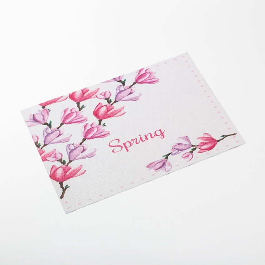 زهرة PVC الجدول الحصير لوحات الرسم بالطلاء المفارش صديقة للبيئة للمطبخ طاولة ل طاولة طعام طاولة مقهى سادة كوستر زهرة PVC الجدول الحصير لوحات الرسم بالطلاء المفارش صديقة للبيئة للمطبخ طاولة ل طاولة طعام طاولة مقهى سادة كوستر