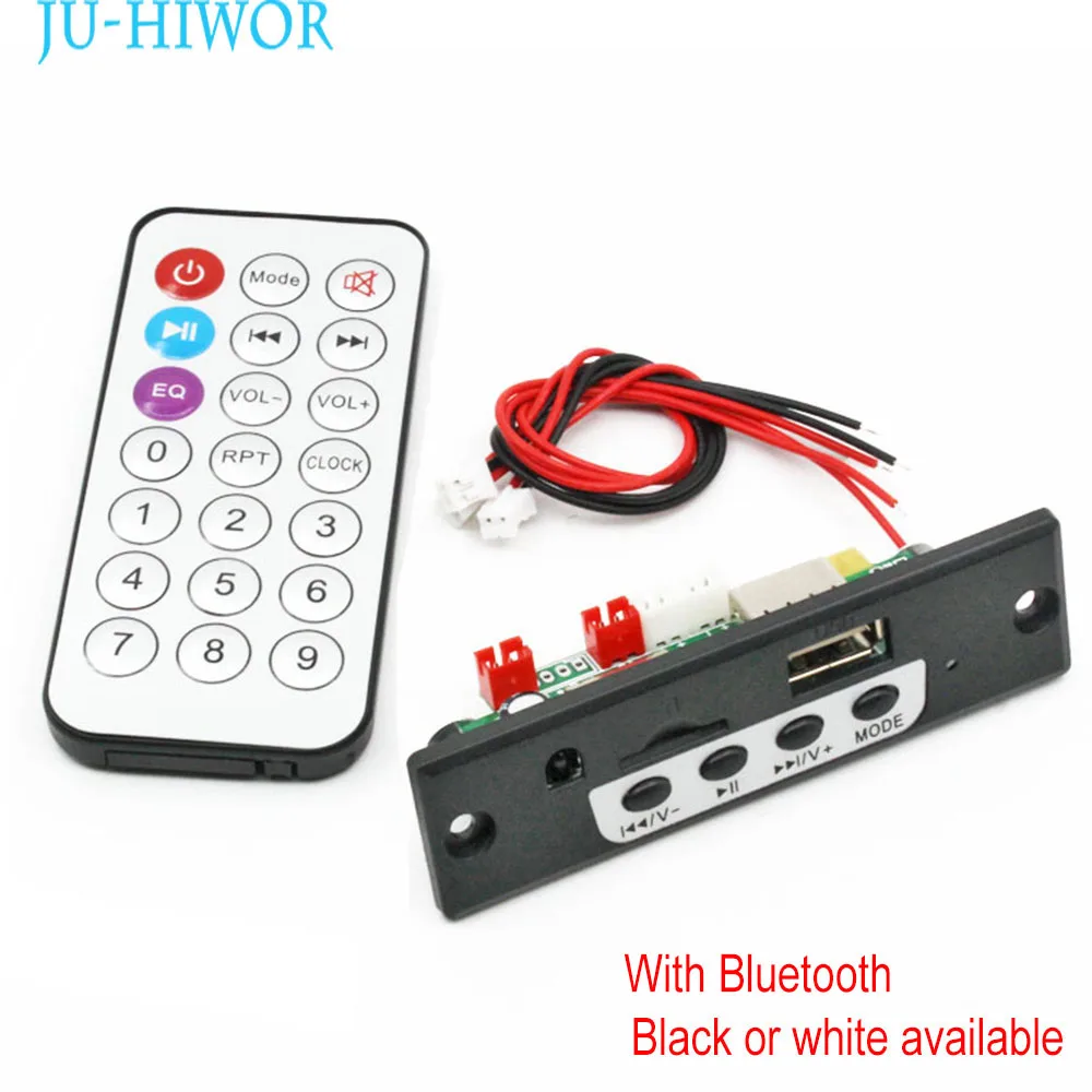 

1set MP3 WAV Audio Decoder Player Bluetooth Power Amplifier Module 3W Board PCB USB U Disk TF Card IR Controller DIY Speaker