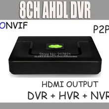 1080 P HDMI 8ch Hybird AHD CCTV DVR Регистраторы 1080n 960 H ONVIF P2P xmeye легко посетить DVR HVR 3 в 1 для IP и аналоговых Камера