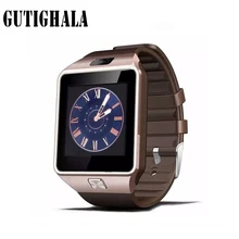 Gutighala dz09 Esporte relógio Inteligente Sync Notifier Suporte Sim Card Conectividade Bluetooth Apple iphone Android Phone homens Smartwatch