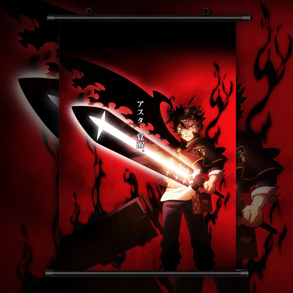 

Asta Black Clover Anime manga wall Poster Scroll