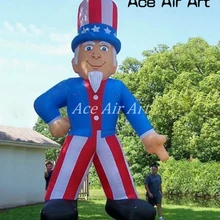 На заказ 20 футов гигантский США надувной шарик дядюшки Сэма модель рекламы надувная копия дядюшки Сэма для мероприятий