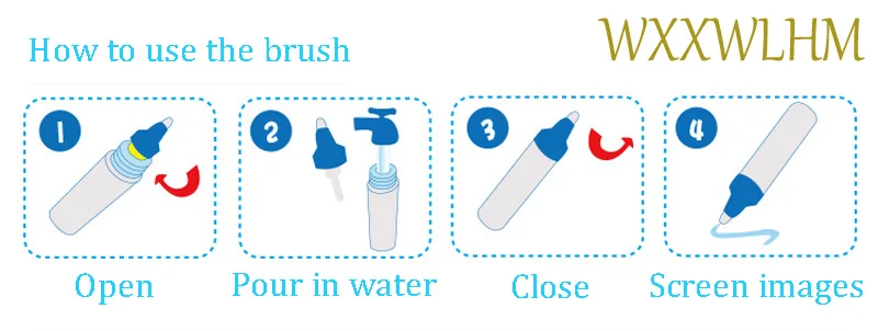Magical magical environmental water brush waterless writing pen graffiti painting pen
