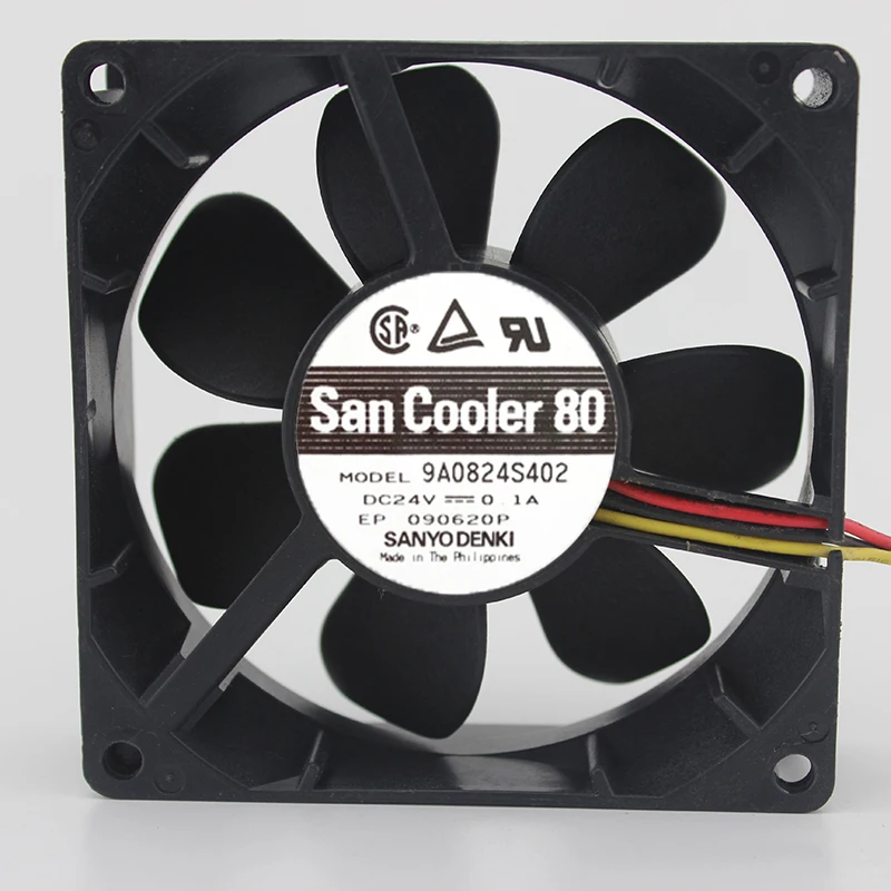 

Brand new original 8025 8CM inverter axial fan 24V 0.1A 9A0824S402 double ball