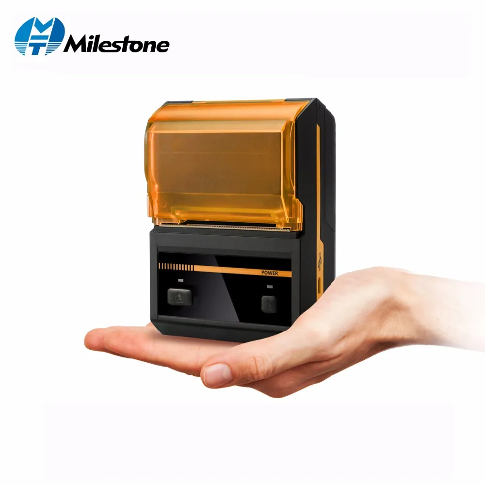 

Milestone Bluetooth Thermal Receipt Printer 58mm Mini Wireless Printer Portable Mobile Thermal Receipt Machine for Android POS