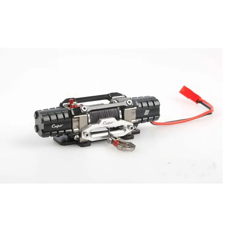 

Free shipping cd15820 Capo C2 dual power ACE1 JKMAX winch model dual power remote control black high quality winch for RC Car
