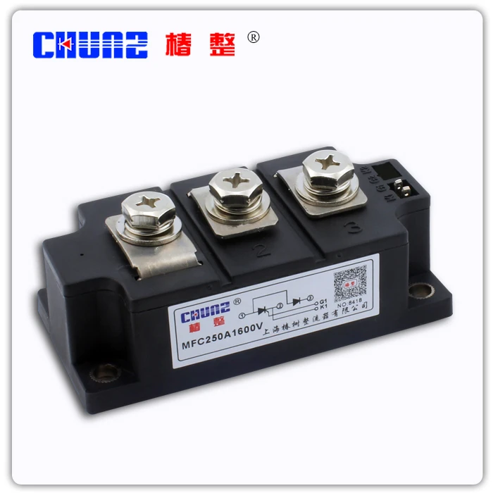 

[BELLA] MFC250A flat ordinary thyristor, rectifier tube hybrid module - zhuangshuyuan CHUNZ --2pcs/lot
