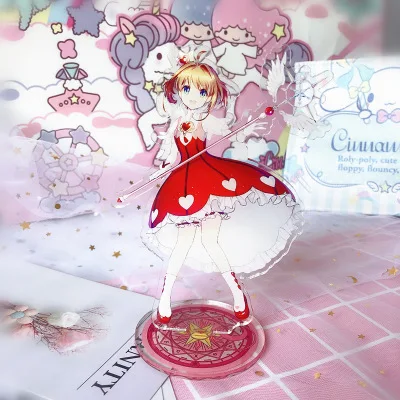1 шт. 15 см аниме карта Captor Sakura стоящая пластина подставка модель домашний стол