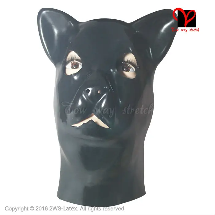 Black Sexy mold Latex cat Masks mold Gummi headgear animal pussycat