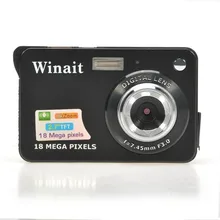 Winait 18Mp Max 2MP CMOS Sensor Digital Camera Still Photo Camera with 2.7″ Screen Lithium Battery 32GB SD Card Extension